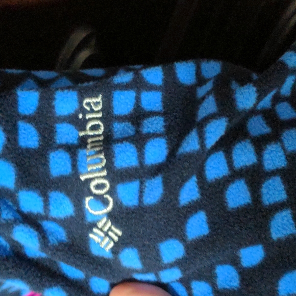 Columbia Women's Blue & Pink Fleece Activewear 1/4 Zip Jacket. Size S - Picture 4 of 6